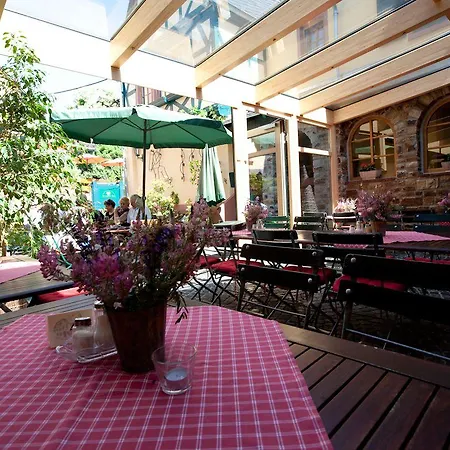 酒店 Weinhotel Des Riesling Zum Gruenen Kranz 吕德斯海姆