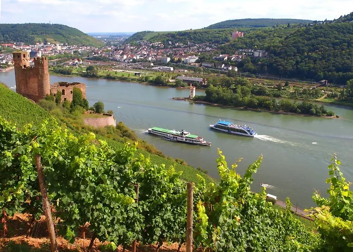 Weinhotel Des Riesling Zum Gruenen Kranz 3* Ruedesheim am Rhein