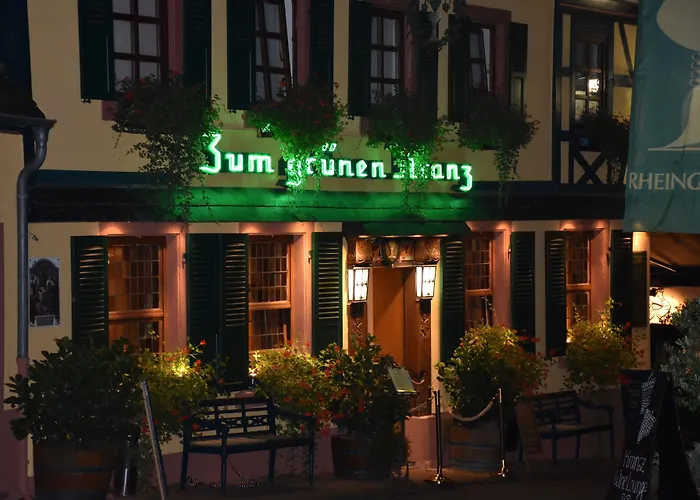 Weinhotel Des Riesling Zum Gruenen Kranz Ruedesheim am Rhein